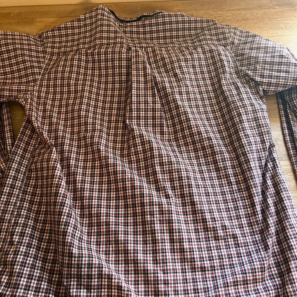 Cinch Button Down Western Shirt Men's L Red/black Plaid Cowboy Rodeo - Picture 4 of 4